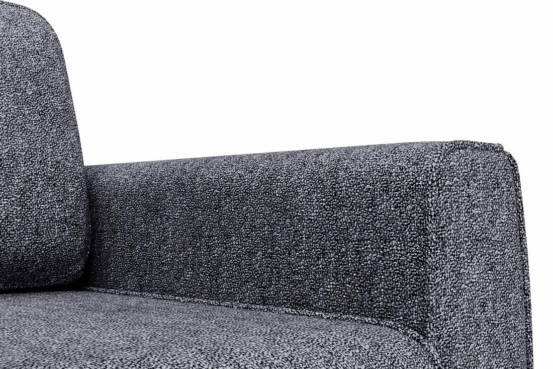 Женева 2S2P / Диван - кровать (еврокнижка) велюр bubble 19 темно-серый